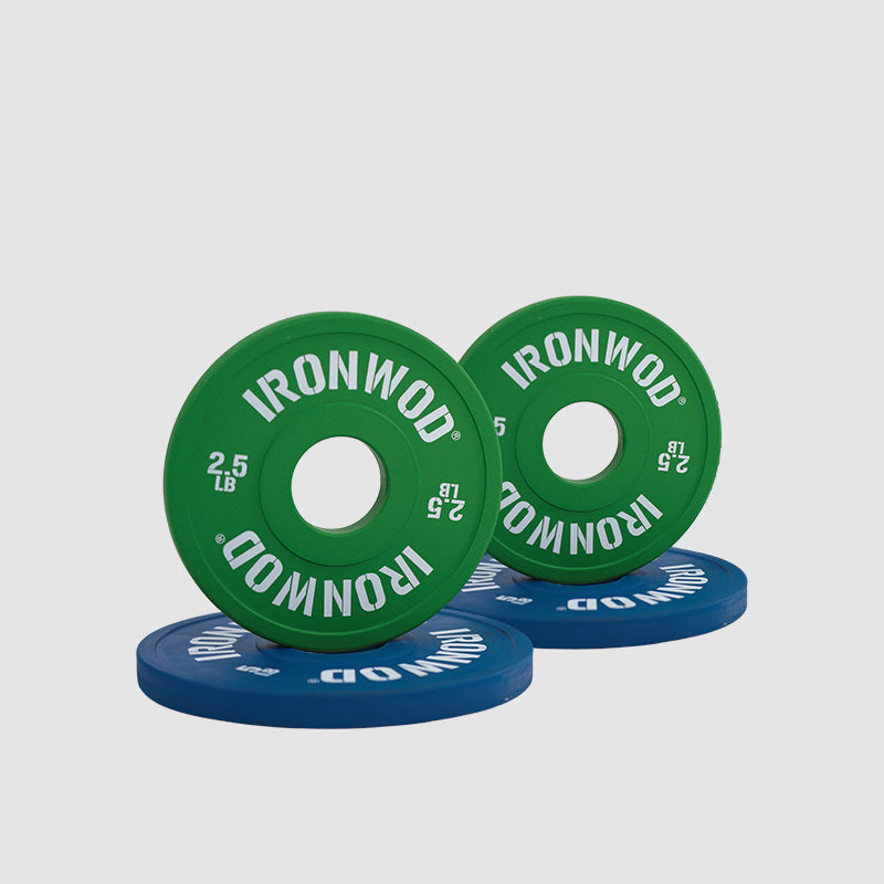 IRONWOD Fitness Colored Olympic Change Plates