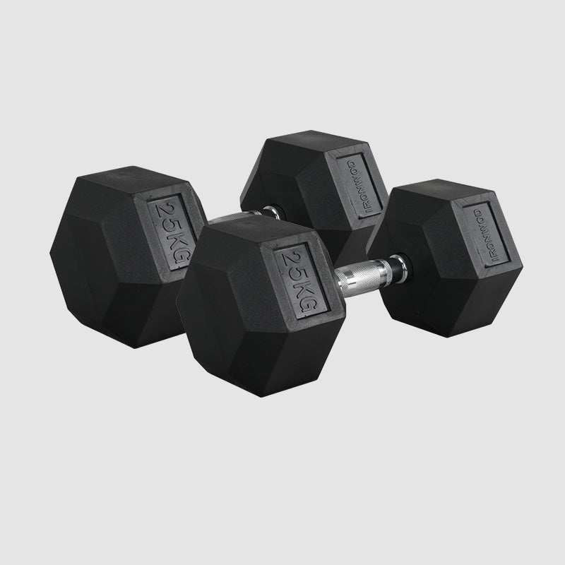 IRONWOD Rubber Hex Dumbbell