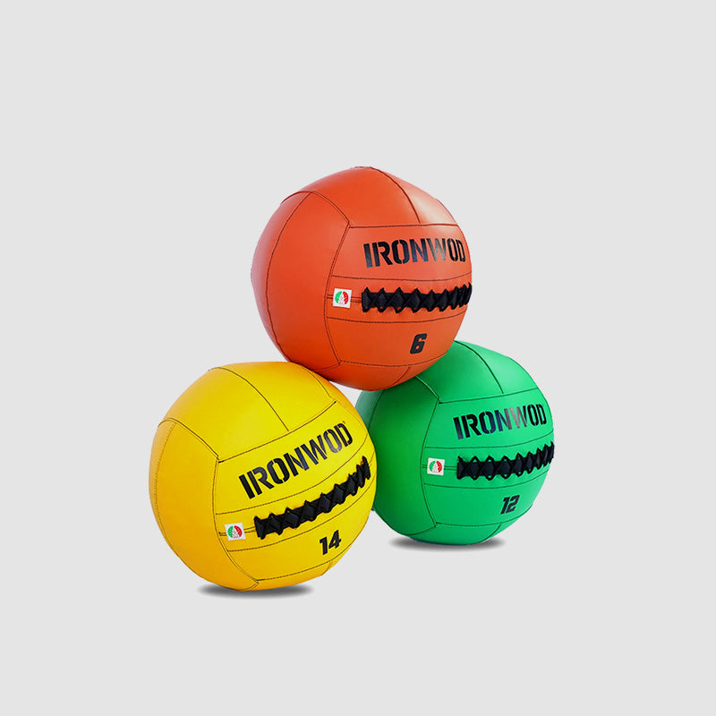 IRONWOD Fitness Colorful Wall Ball