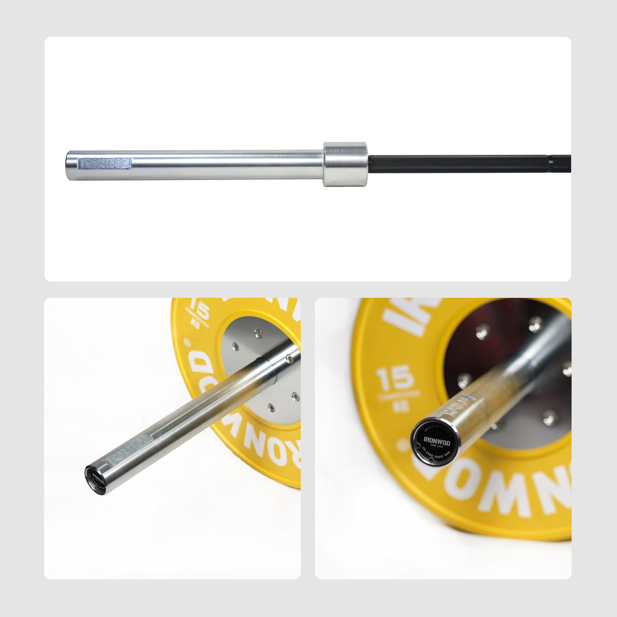 IRONWOD Fully Knurled Barbell
