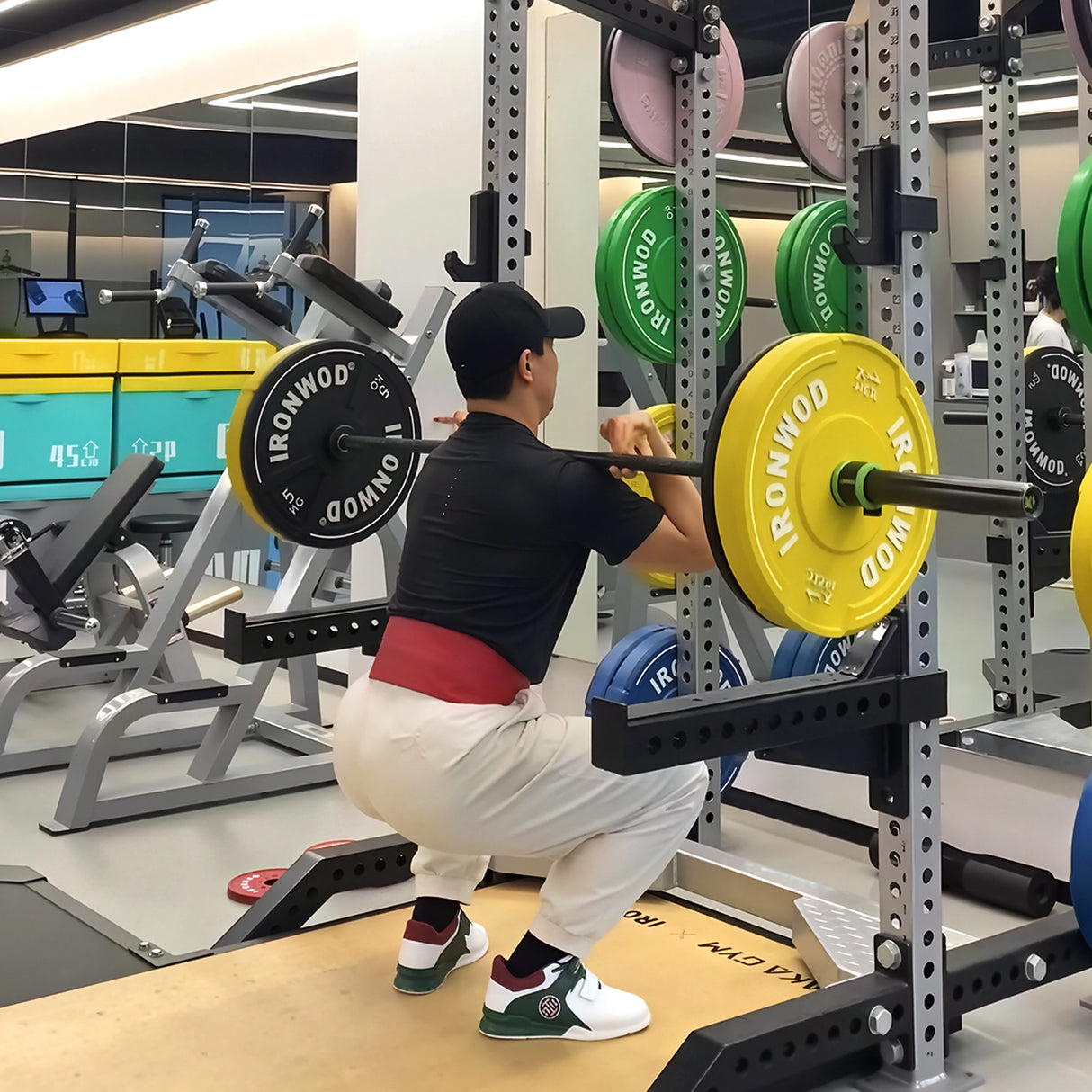 IRONWOD Colored Hybrid Bumper Plate