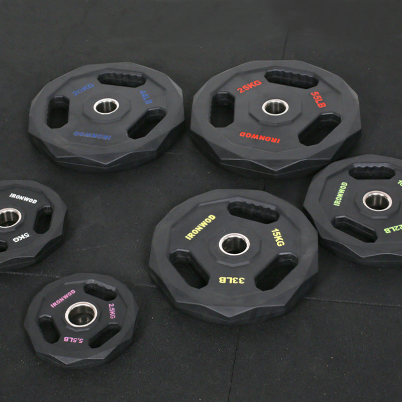 IRONWOD PU Coated Barbell Plates