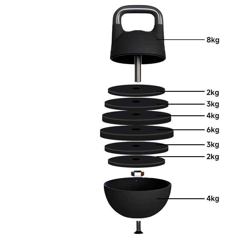 IRONWOD Fitness Adjustable Kettlebell