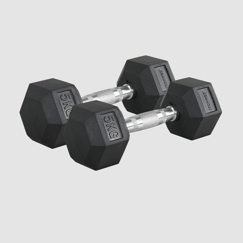 IRONWOD Rubber Hex Dumbbell