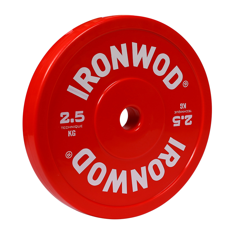 IRONWOD杠铃片技术片防摔裂technique plate塑料