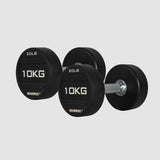 IRONWOD Rubber-Coated Round-Head Dumbbell