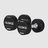 IRONWOD Rubber-Coated Round-Head Dumbbell
