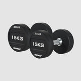 IRONWOD Rubber-Coated Round-Head Dumbbell