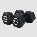 IRONWOD Rubber Coated Hex Dumbbells