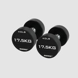 IRONWOD Rubber-Coated Round-Head Dumbbell