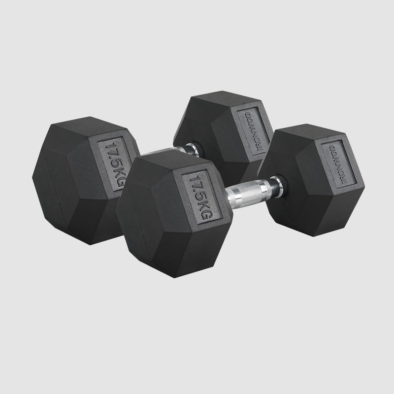 IRONWOD Rubber Hex Dumbbell