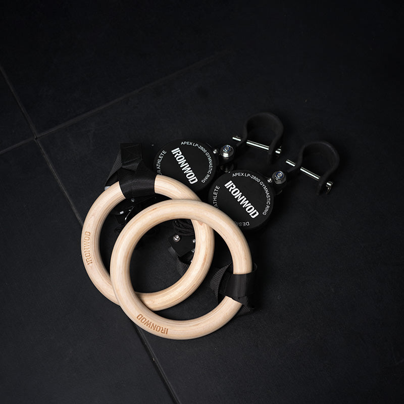 IRONWOD Fitness Quick-Adjust Gymnastic Rings