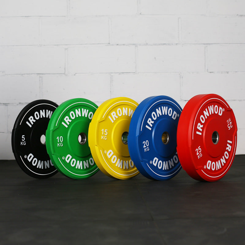 IRONWOD Colored Hybrid Bumper Plate