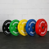 IRONWOD Colored Hybrid Bumper Plate