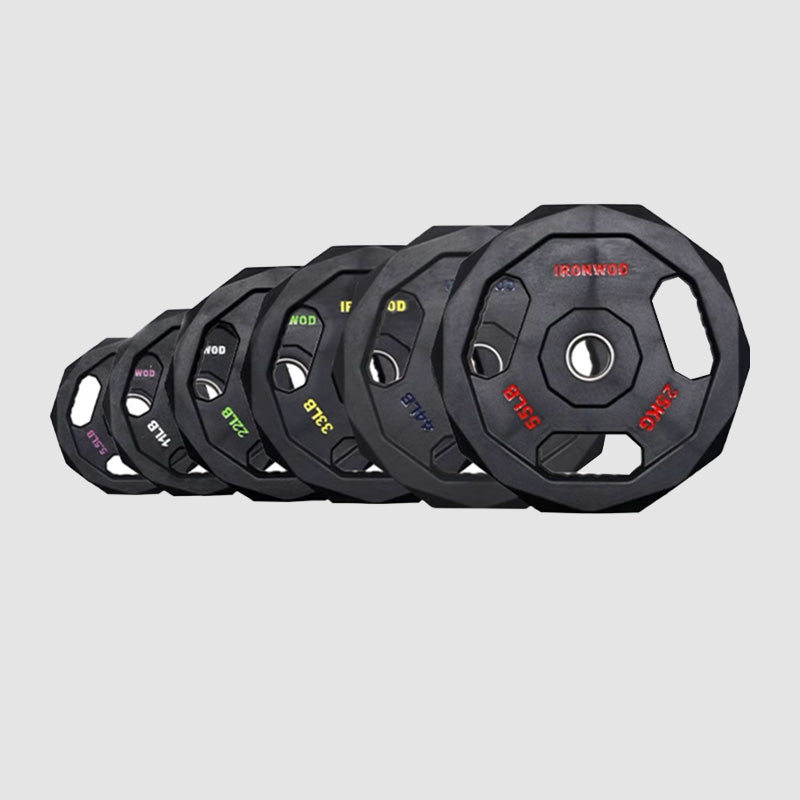 IRONWOD PU Coated Barbell Plates