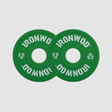 IRONWOD Fitness Colored Olympic Change Plates