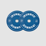 IRONWOD Colored Hybrid Bumper Plate