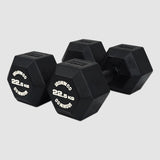 IRONWOD Rubber Coated Hex Dumbbells