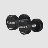 IRONWOD Rubber-Coated Round-Head Dumbbell