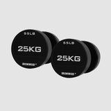 IRONWOD Rubber-Coated Round-Head Dumbbell
