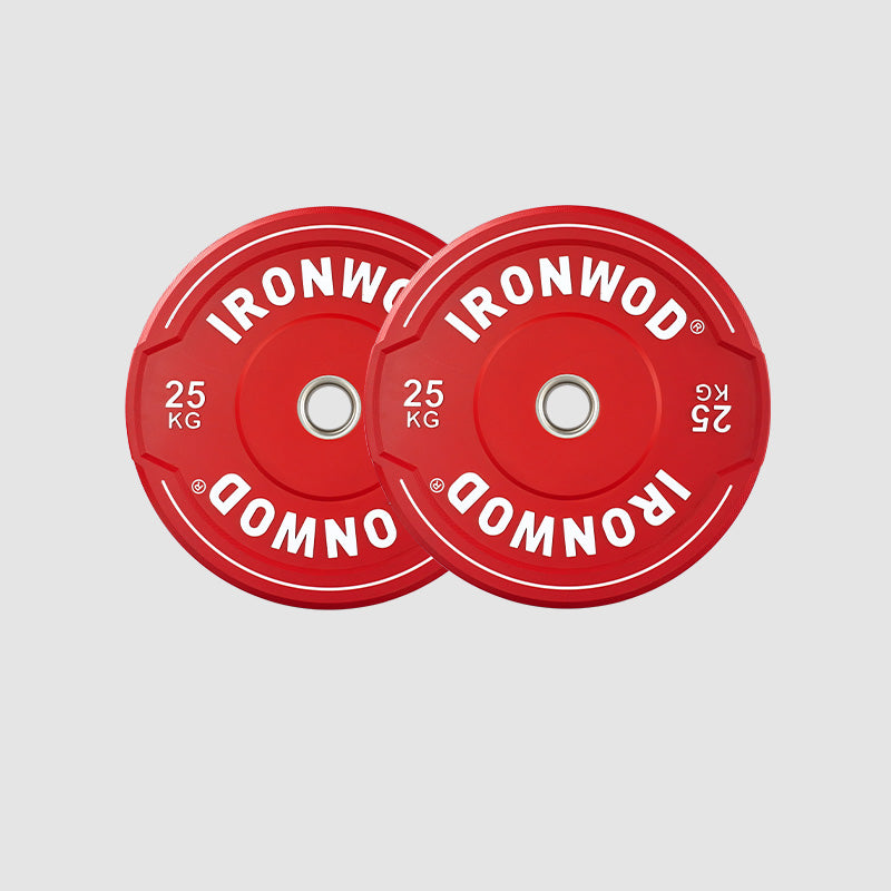 IRONWOD Colored Hybrid Bumper Plate