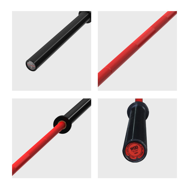 IRONWOD Colorful Triple-Event Powerlifting Bar