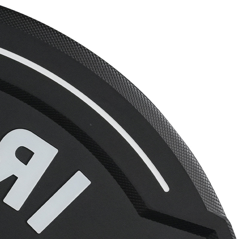 IRONWOD Black Hybrid Bumper Plates