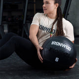 IRONWOD Fitness Black Wall Ball