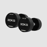 IRONWOD Rubber-Coated Round-Head Dumbbell