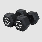 IRONWOD Rubber Coated Hex Dumbbells