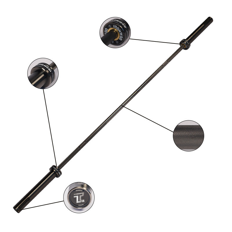 IRONWOD King Series Titanium-Plated Men's Barbell