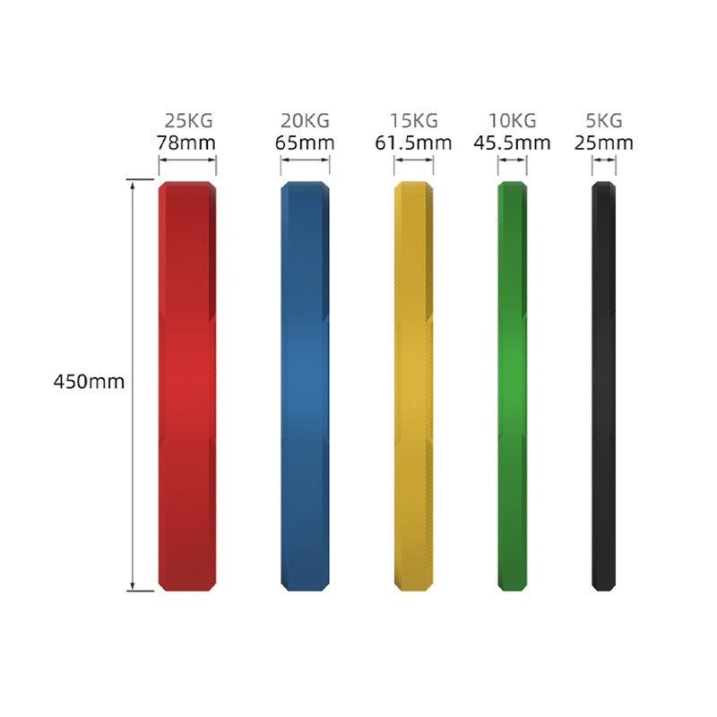 IRONWOD Colored Hybrid Bumper Plate