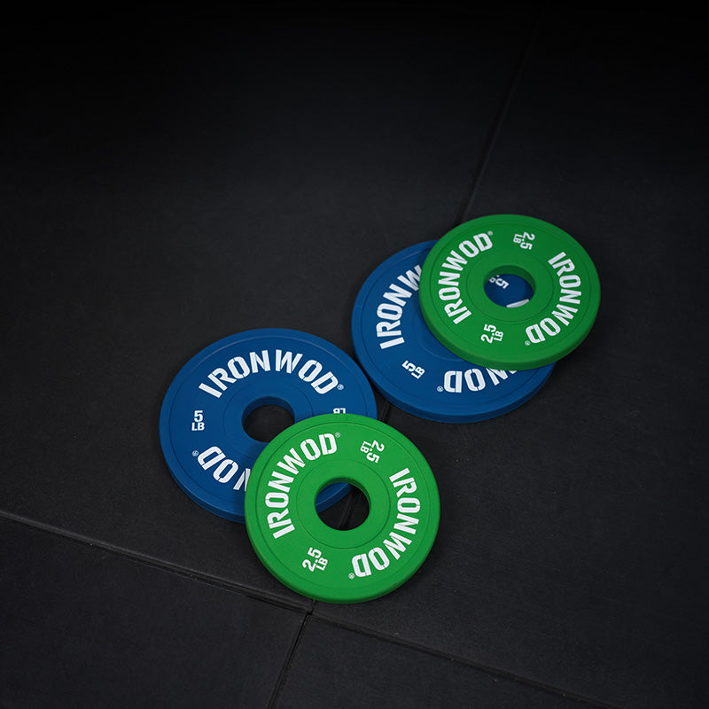 IRONWOD Fitness Colored Olympic Change Plates
