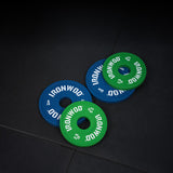IRONWOD Fitness Colored Olympic Change Plates