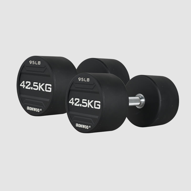 IRONWOD Rubber-Coated Round-Head Dumbbell