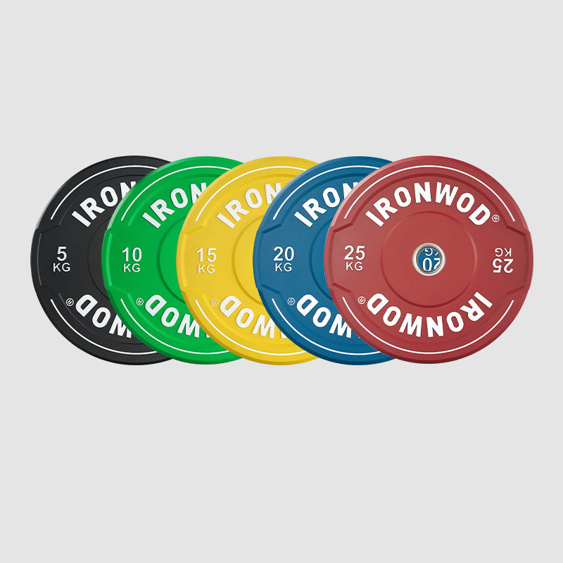 IRONWOD Colored Hybrid Bumper Plate