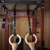 IRONWOD Fitness Quick-Adjust Gymnastic Rings