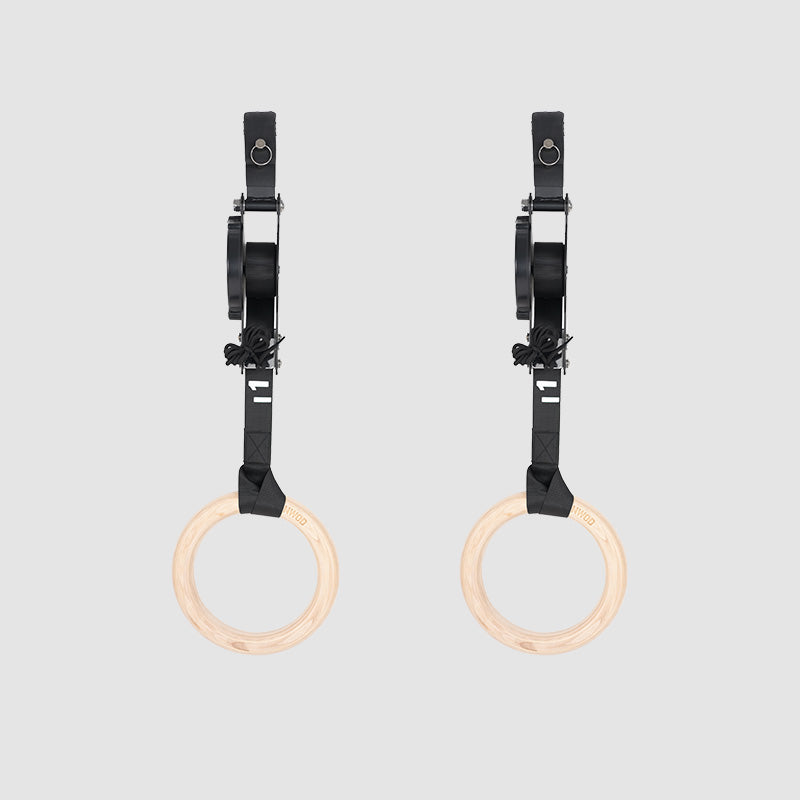 IRONWOD Fitness Quick-Adjust Gymnastic Rings